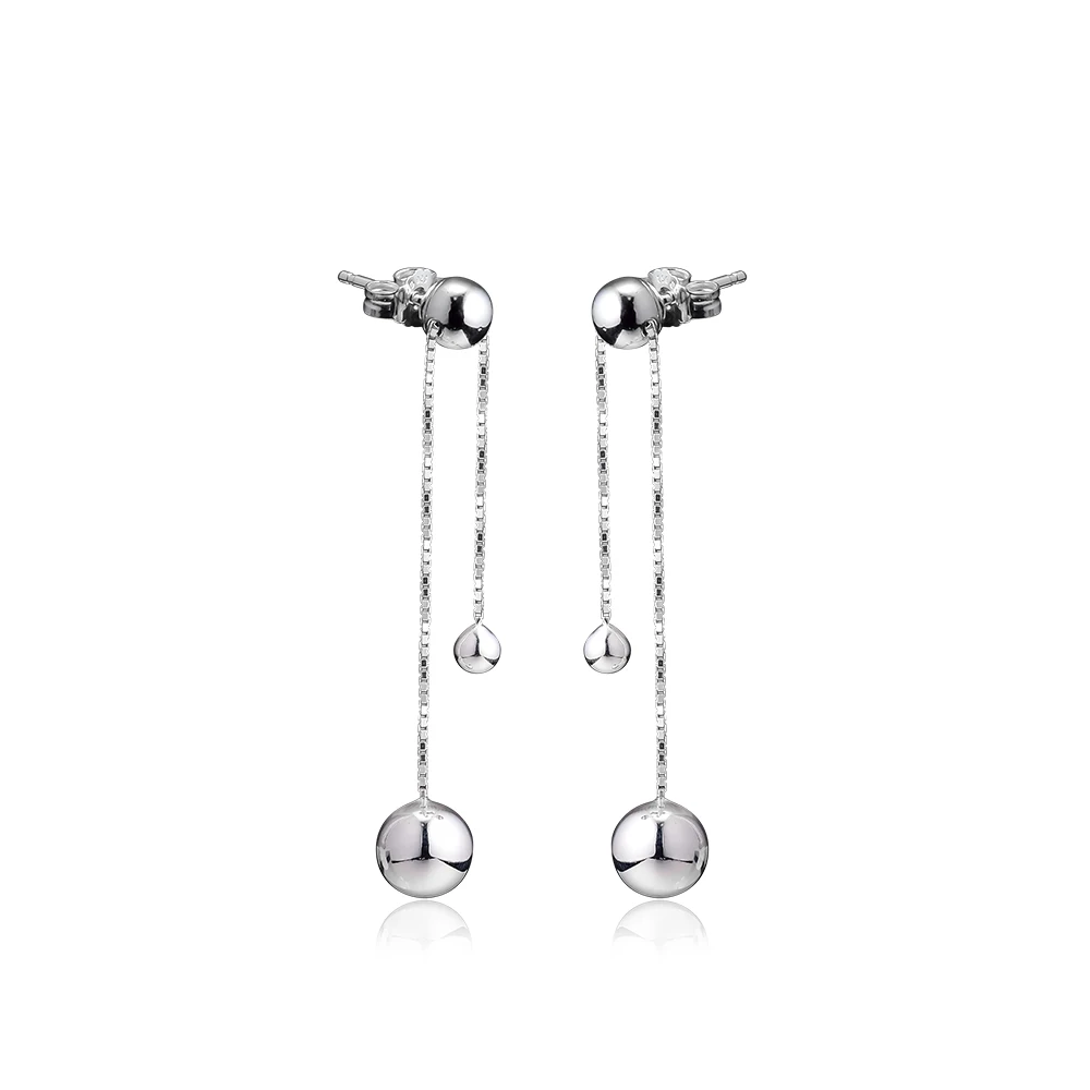 String of Beads Dangle Earrings - Image 3