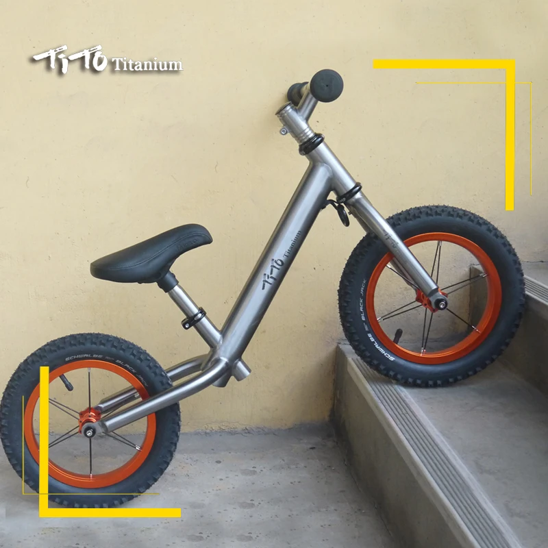 titanium balance bike