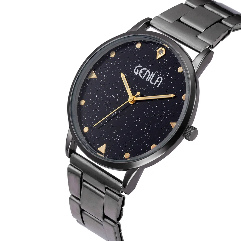 

GENILA Mens Alloy Ultra-thin Watch Rose Gold Slim Stainless Steel Minimalist Wrist Watches Women Quartz Sports Business Clock