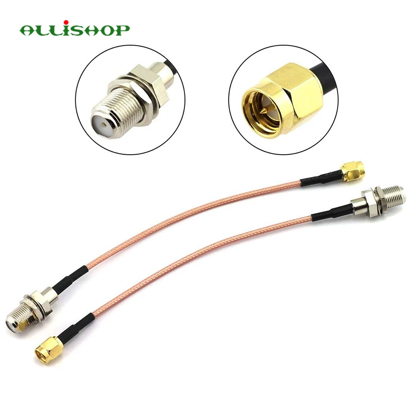 The Factory Sales RF Pigtail Cable F to SMA Connector F Female to SMA