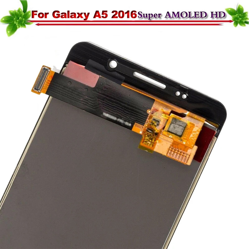 5 2 "для Samsung Galaxy A5 2016 A510 A510FD A510F A510M Сенсорный экран в сборе запасные Super Amoled