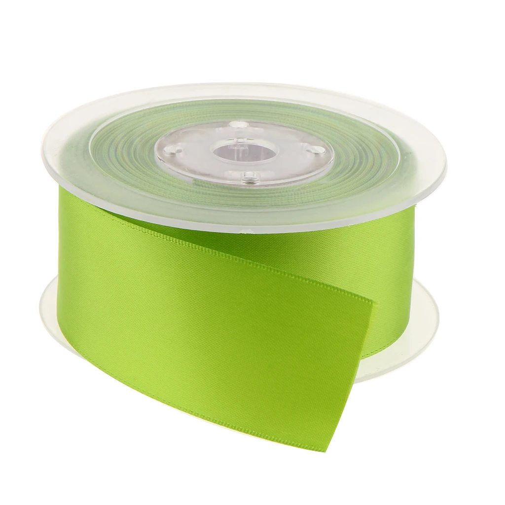 15 Meters Double Sided Polyester Satin Ribbon for Wedding Party Gift Wrapping Craft 38mm