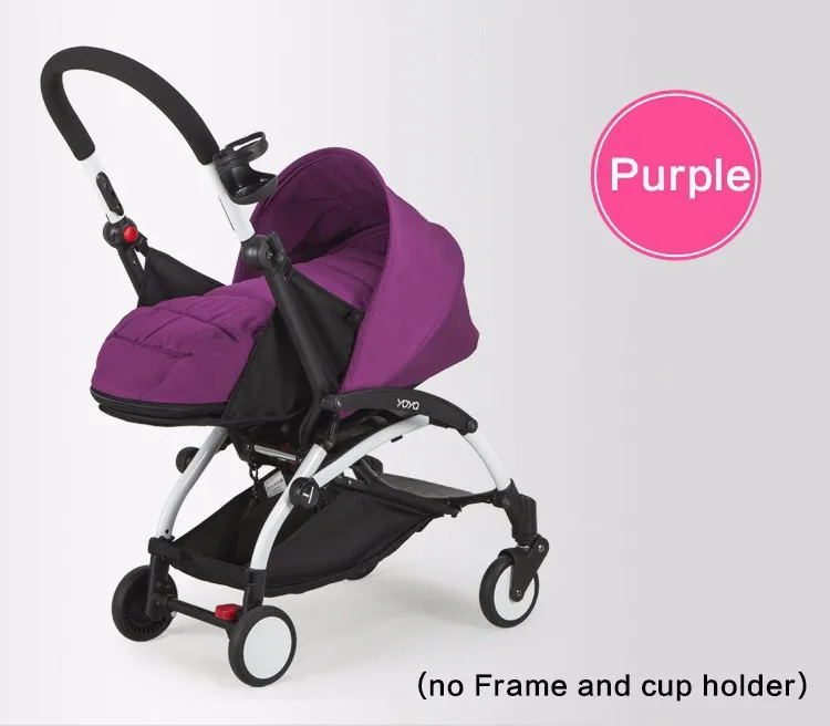 Детская коляска для сна от 0 до 6 месяцев, детская коляска yoya, детская коляска yuyu yoyo kiss, детская коляска, спальный мешок для новорожденных - Цвет: Фиолетовый