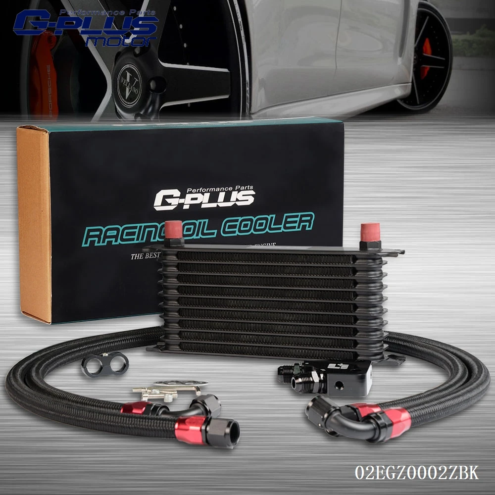 10 Row Aluminum Engine Oil Cooler Kit For GM LS1 LS2 LS3 LSX VE HSV VZ