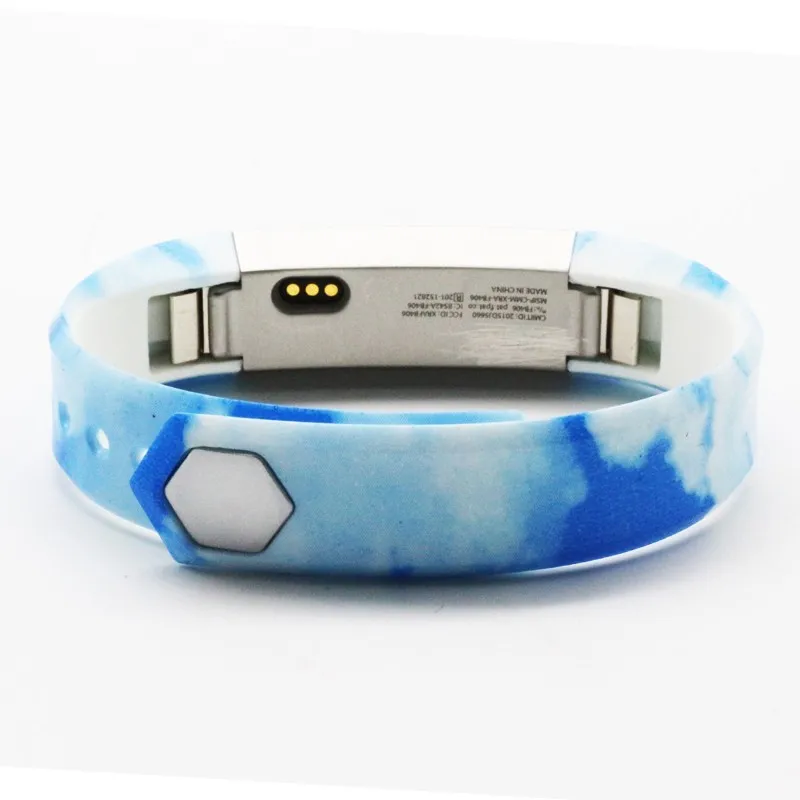 Patterns Large & Small Silicone Fitbit Alta Wristbands Sports Smart DIY Watch Bands Bracelet Strap Replacement in 20 Colors (8)