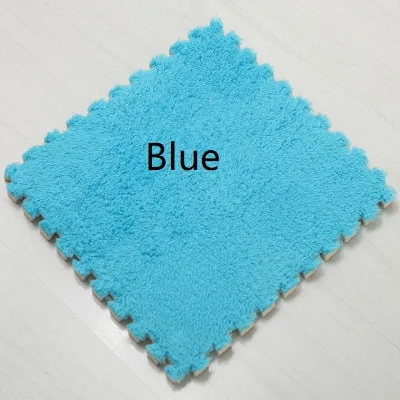 Детский ковер из пены EVA Shu вельветовый Коврик-пазл детский игровой коврик интерлок напольный коврик для упражнений для детского спортзала Speelkleed - Цвет: blue