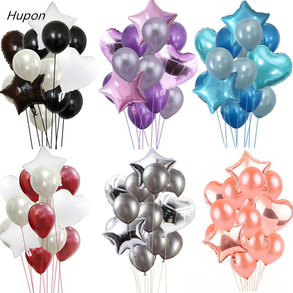 

14pcs Multi Latex Balloons Happy Birthday Wedding Party Decorations Air Helium Globos Babyshower Festival Balon Party Supplies