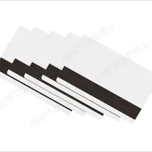 100 шт. ПВХ пустой магнитной полосой Смарт для кредитной карты размер