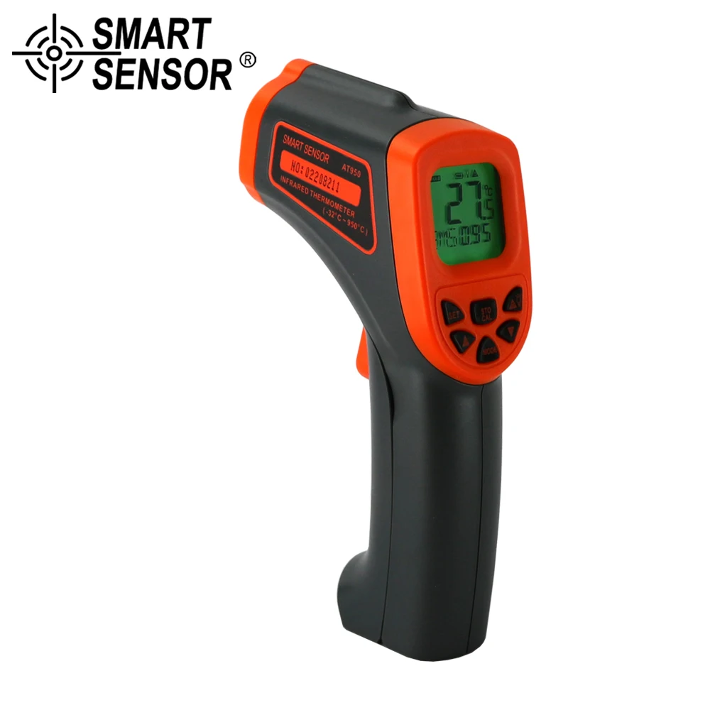 Term/ómetro Term/ómetro Infrarrojo De Alta Precisi/ón Port/átil Industrial L/áser Electr/ónico Medidor De Temperatura Pistola Grab