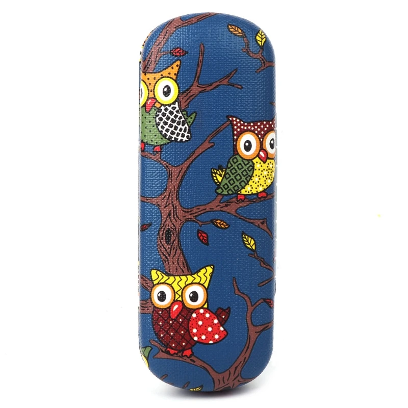 

2018 Glasses Box Cartoon Owl Animal Cute Sunglasses Storage Protector Portable Cases