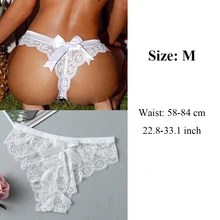 Т-образное кружевное цветочное нижнее белье, пуш-ап, средняя талия, полые трусики, женское Бесшовное сексуальное женское белье с бантом, трусы, черные Эротические стринги