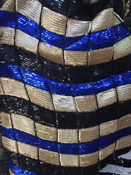 

New arrival Green African guipure lace french net lace fabric with sequins Free shippingby DHL!!! L497