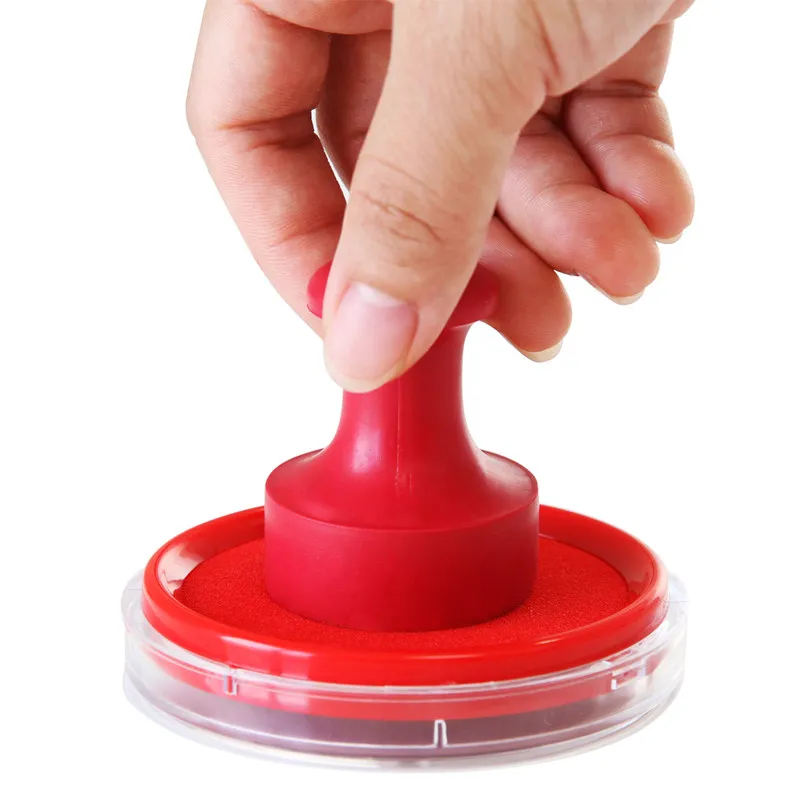 Red color stamp pad High quality pigment ink pad for stamp inkpad for