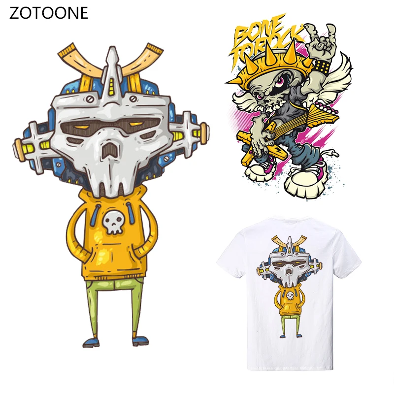 

ZOTOONE 3D Colorful Iron on Transfer Patches on Clothing Diy Patch Heat Transfer for Clothes Decoration Stickers Accessories G