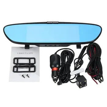 

HD 1080P 7 Inch Screen Display Video Recorder G-sensor Dash Cam Rearview Mirror Camera DVR Car Driving Recorder