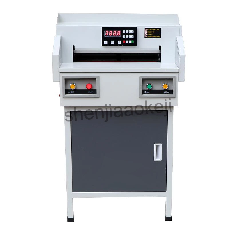 Dek de tafel Niet essentieel overschot G450VS + Elektrische Papiersnijder Automatische NC Papier Cutter 450mm A3  Papier Snijmachine A3 SIZE papier trimmer 220 V (50Hz) 1 PC - AliExpress