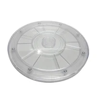 14 см 5." Вращающаяся база акрил прозрачный пластик проигрыватель Проигрыватель вращения Дисплей Аксессуары Руководство проигрыватели