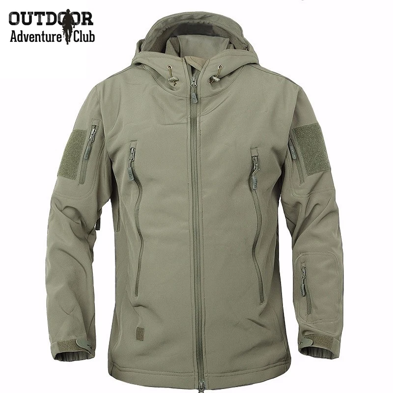 Stealth Soft Shell Military Jacket Men Waterpoof Camo