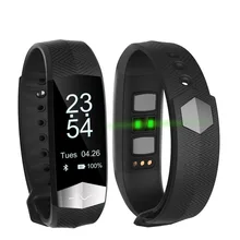 OLED Screen font b Smart b font Bracelet Fitness ECG PPG Pulseira Inteligente Blood Pressure Tonometers