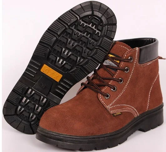 Защитная обувь для сварки из натуральной воловьей кожи, защитная обувь для сварки, защитная обувь для сварки, высокая износостойкая обувь для сварщика