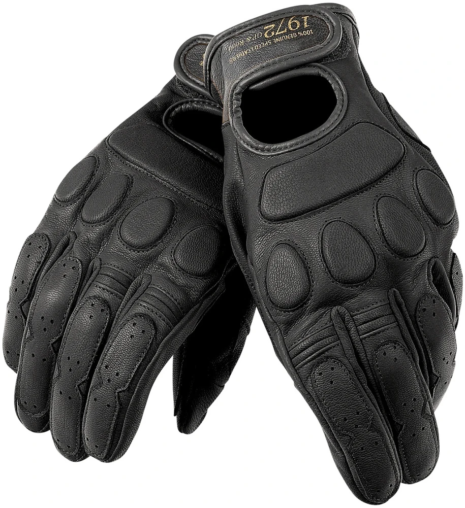 Free shipping 2018 Authentic Leather Motorcycle gloves BLACKJACK Retro Spring Summer Autumn Men's real leather Racing Gloves