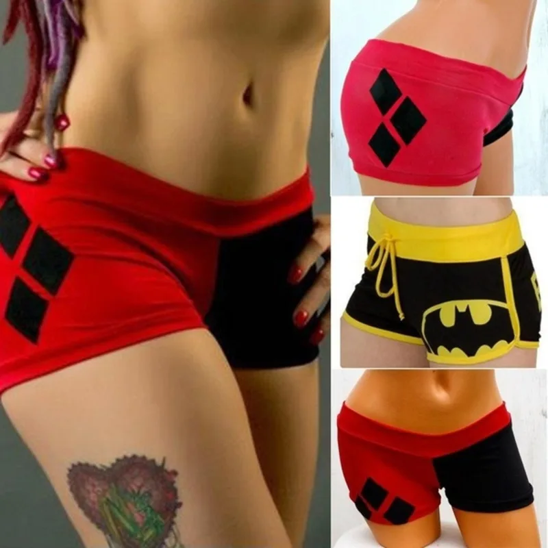 

Women Fashion Suicide Squad Harry Quinn Sexy Sports Pants Casual Jogging Shorts Fitness Pants Cosplay Costume