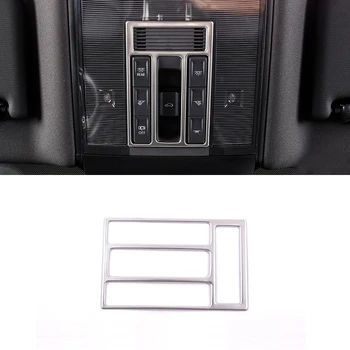 

For VW Volkswagen Arteon 2017 2018 Stainless Steel Car Styling Interior Roof Front Reading Light Lamp Cover Trim 1pcs