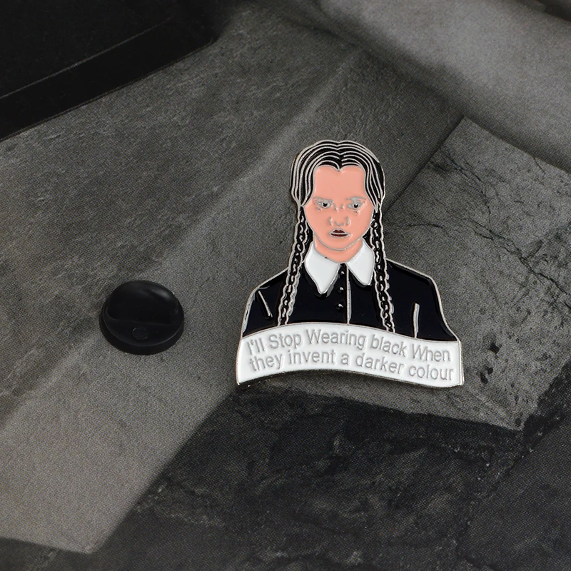 Wednesday-Addams-Hard-enamel-pin-The-Addams-Family-Darker-colour-Brooch-Creative-icons-jewelry-Pin-Button(3)
