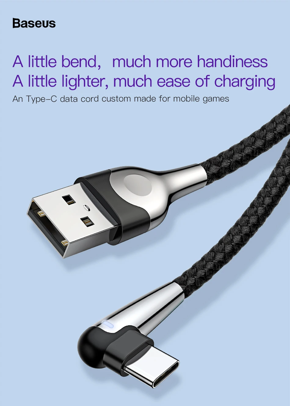 Baseus Lighting usb type C кабель быстрой зарядки type-c кабель для samsung S10 S9 Xiaomi Mi 9 8 huawei P20 Lite USB-C Кабель зарядного устройства