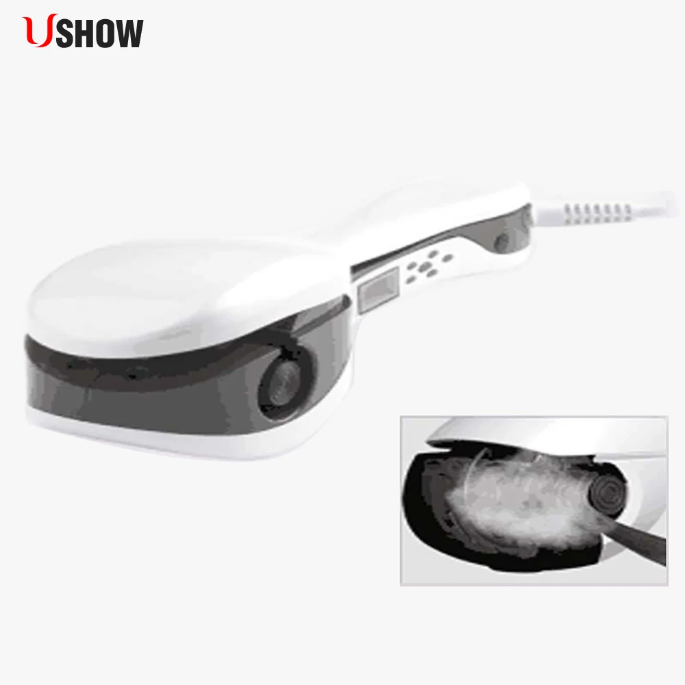 

USHOW Women Hair Care Professional PTC Heating Electric White Color Ceramic Lonic Steam Automatic Hair Curler Home Use