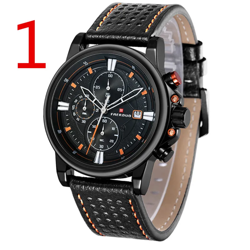 

New multi-function movement watch men's calendar men's watch 2531#