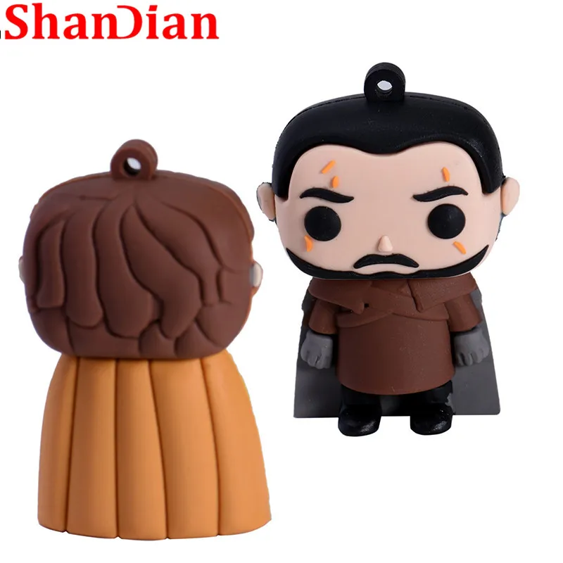 Флеш накопитель SHANDIAN с рисунком из мультфильма USB 2 0 Right Game Series Yaoh Danielis Tilion Jon Snow pen