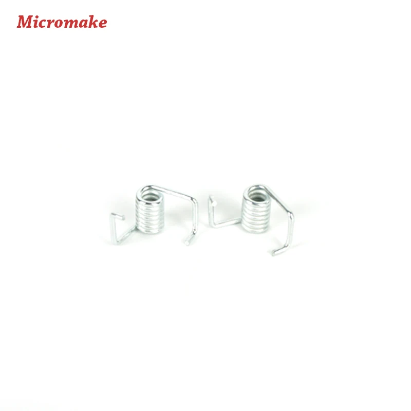 

Micromake 3D Printer Parts 100pcs/lot Stainless Steel Tensioning Torsion Spring for the Belt Width 6mm