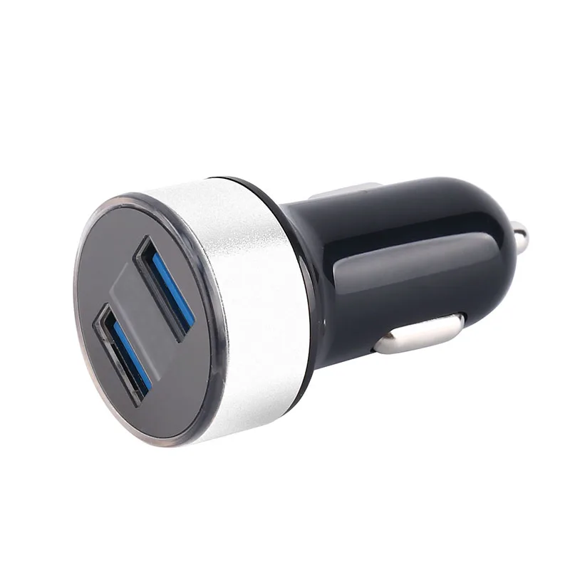 Thbelieve 3A Dual Car-Charger 2 USB Charging Port 5V 3A Quick Charge LED Voltage Display Mini Portable Auto Charger  (10)