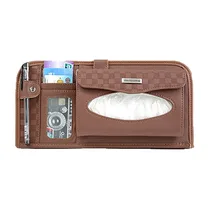 33*16 см двухслойная коробка для салфеток автомобильный козырек от солнца держатель для салфеток карты DVD CD сумка Авто Органайзер укладка Tidying