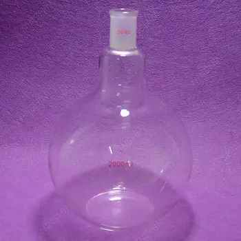 

Flat Bottom Flask,Single Neck,2000ML,1 Neck,24/40,2L,lab Glassware