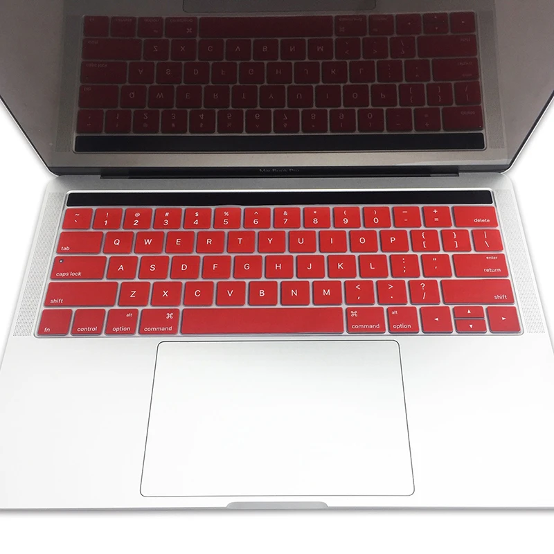 28,7 см x 10 см силиконовая клавиатура крышка протектор кожи для Apple Macbook Pro MAC Air 11,6 дюймов мягкая клавиатура наклейки 8 цветов