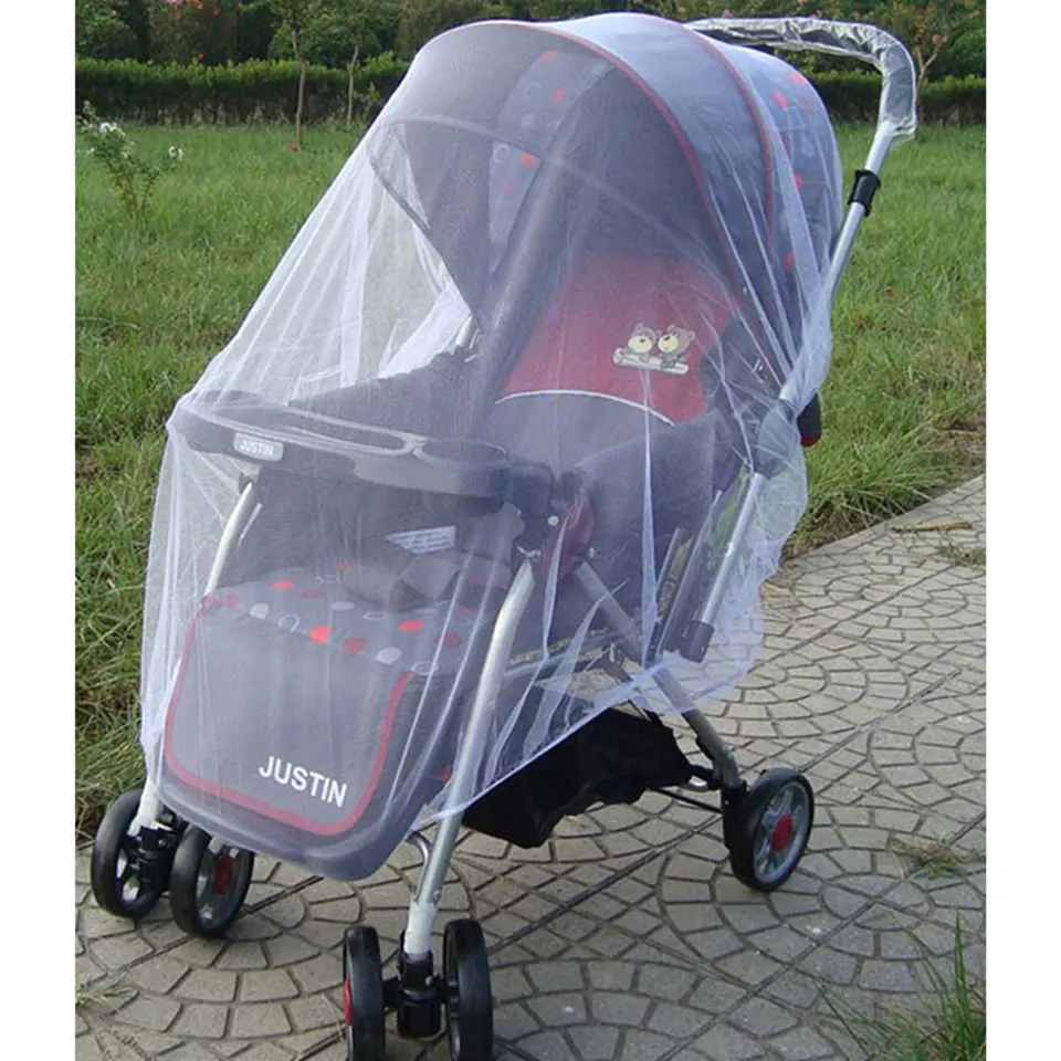 

2019 Baby Stroller Pushchair Mosquito Insect Shield Net Safe Infants Protection Mesh Stroller Accessories Mosquito Net 150cm