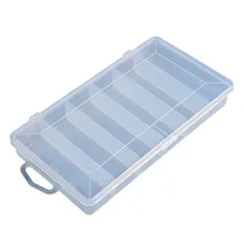 Пластик рыболовные приманки крючок приманки рыболовные снасти ящик для хранения Чехол Container6 отделения Портативный Водонепроницаемый Аксессуары#4D24