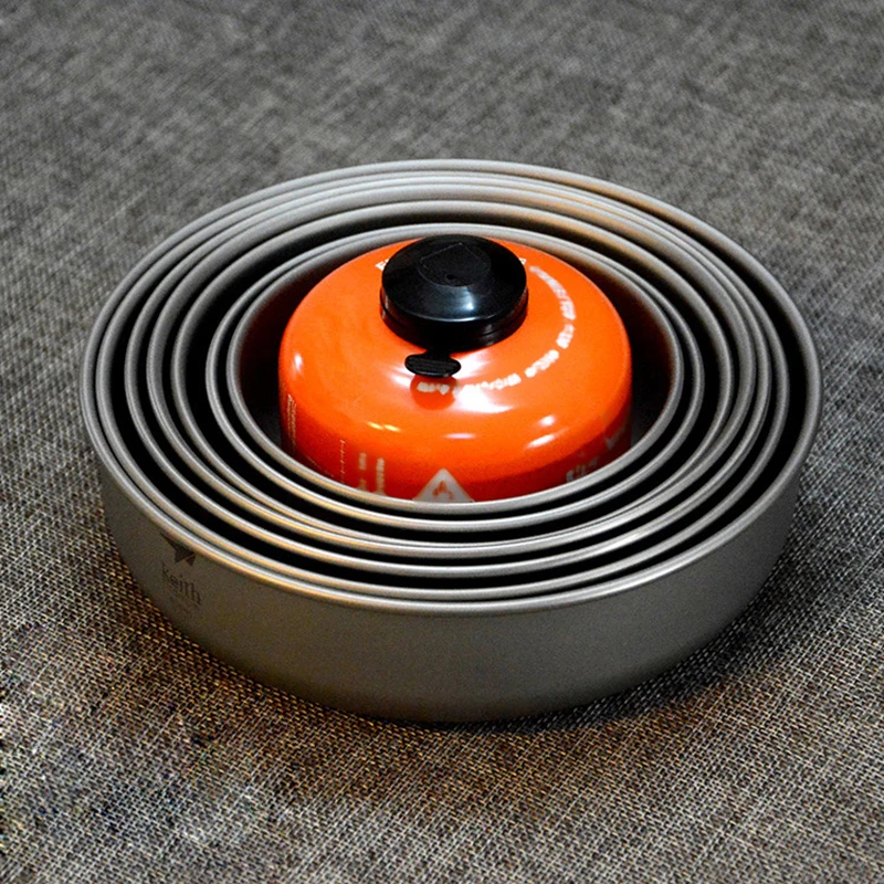 Keith al aire libre de titanio de Camping de Pan olla vajilla utensilios de cocina 300 ml-900 ml Ti5332/Ti5338