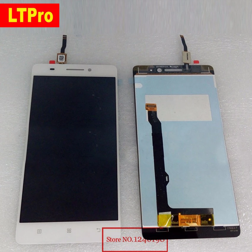 

LTPro TOP Quality Black/White LCD Display Touch Screen Digitizer Assembly For Lenovo S8 A7600 A7600M A7600-M Phone Parts