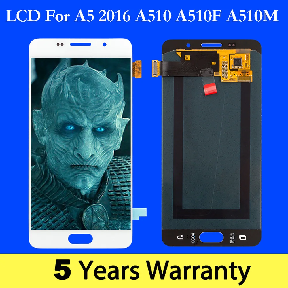 

Phone Lcd Display For Samsung Galaxy A510F A5 2016 Screen Touch Assembly Replacement Display For Samsung A510F Digitizer
