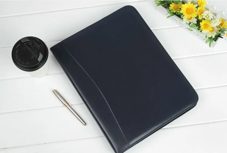 YBGYZP Бизнес искусственная кожа padfolio binder с ручкой, портфолио менеджера