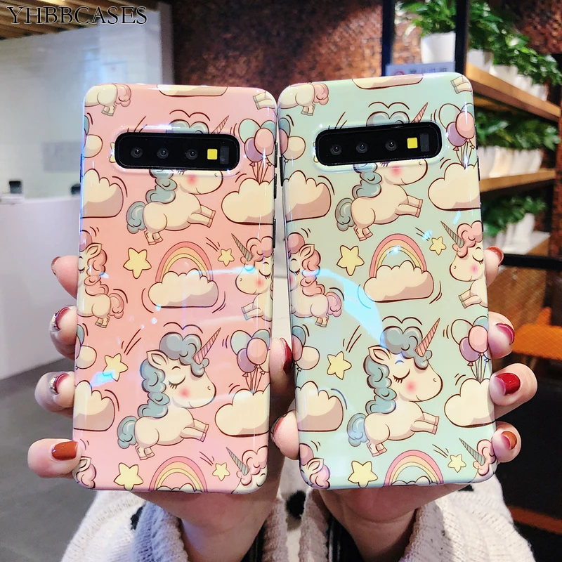 YHBBCASES для Samsung Note 10 Plus 8 9 Blu Ray чехол телефона с мультипликационным принтом Galaxy S10 S8 S9