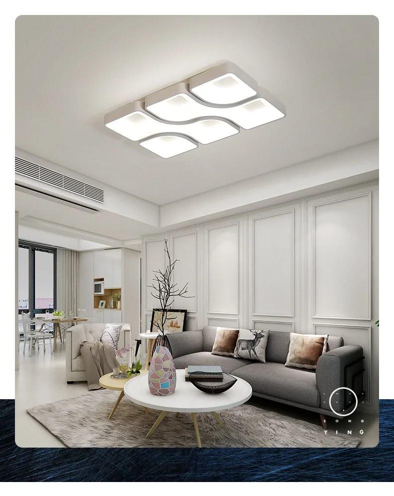 Современный минималистичный светильник для гостиной Скандинавская атмосфера