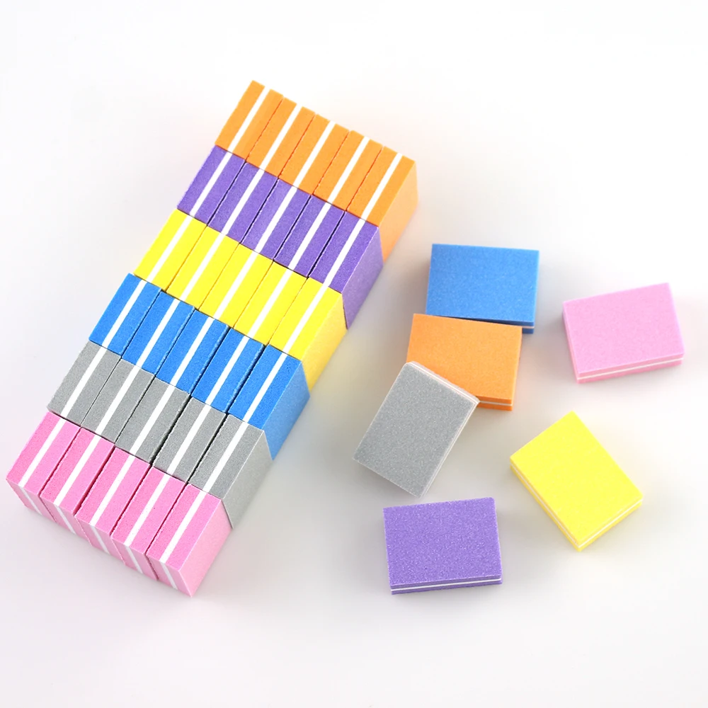 

20pcs/lot Nail Files Sanding Buffer Grit Sponge Buffers Drop Type Sanding Nail Art Washable Buffering File Polish Block