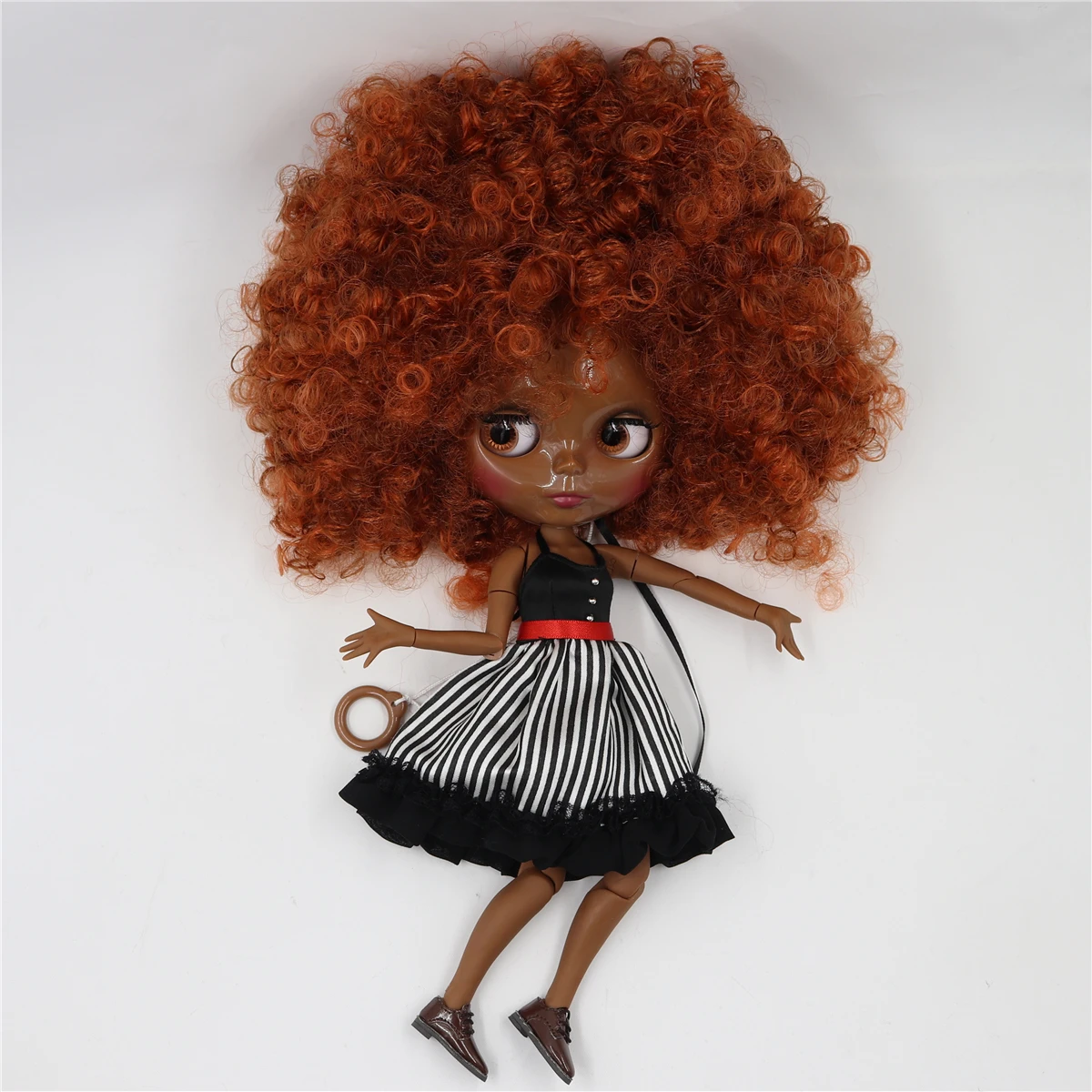 Ледяной DBS Blyth кукольные 1/6 bjd шарнирное тело супер черная кожа цвета: красный и