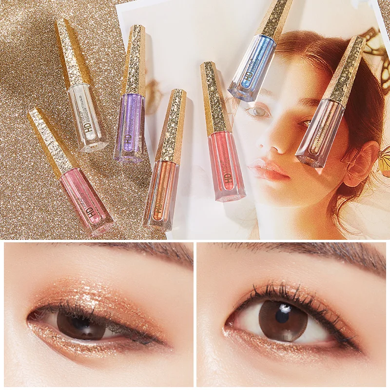 

LIDEAL Eyeshadow Liquid Glitter Shimmer Waterproof Long Lasting 12 colors