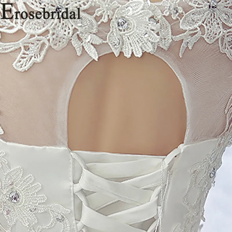 Erosebridal Новое поступление 2019 Летние свадебные платье, с вырезом лодочкой свадебное платье с открытыми плечами невесты на заказ женское