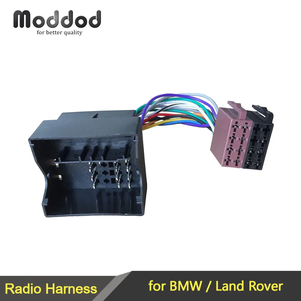 Cablagem ISO Rádio Plugue Do Cabo Conector Cabo Adaptador para BMW Land Rover